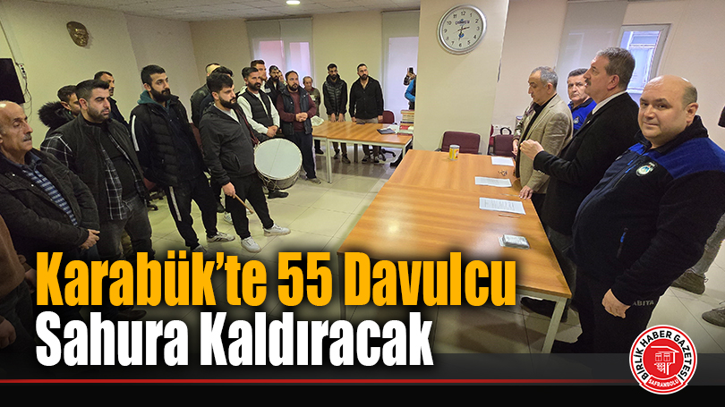 Karabük’te Ramazan Davulcularına Yaka Kartları Teslim Edildi