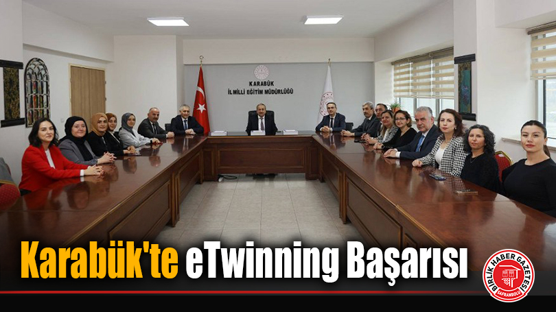 Karabük’te eTwinning Projesi Başarılı Okullara Sertifikaları Verildi