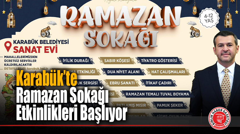 Karabük’te Ramazan Sokağı Etkinlikleri Başlıyor