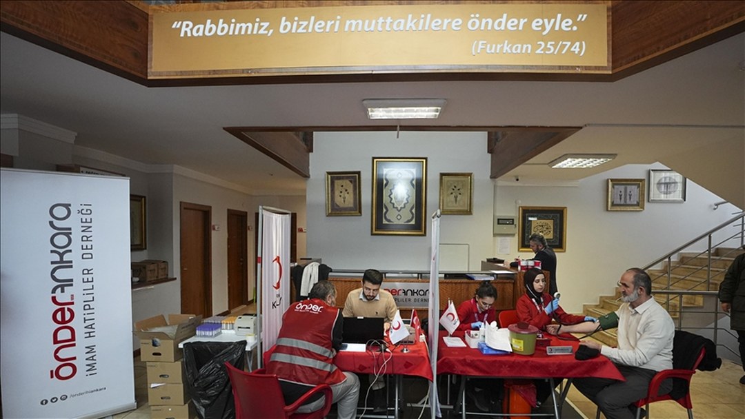 ÖNDER İmam Hatipliler Derneği Ankara Temsilciliğinden kan bağışı kampanyası