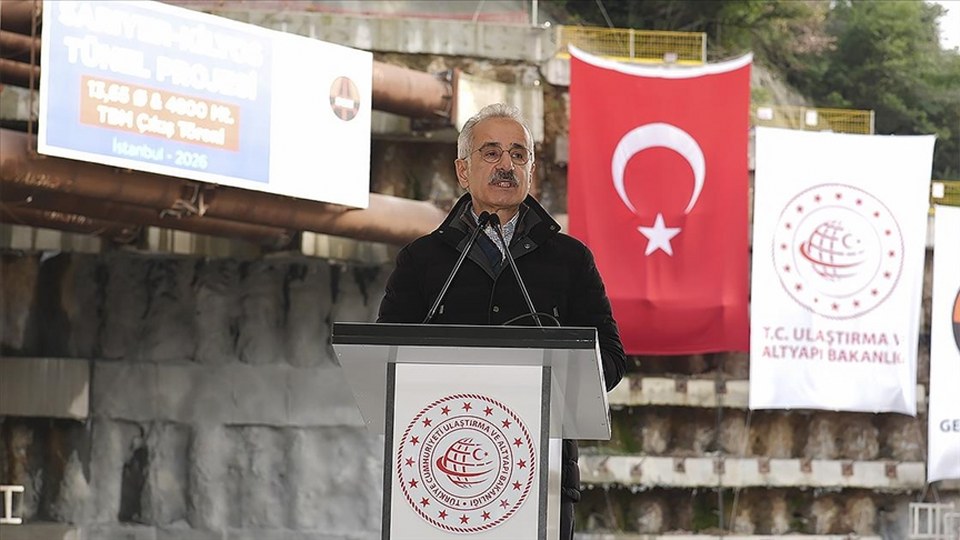 Bakan Uraloğlu: Sarıyer-Kilyos Tünel Projesi’nin tamamlanmasıyla İstanbul’un kuzeyindeki ulaşım kökten değişecek