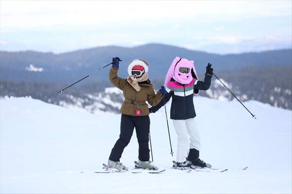 Yurduntepe Kayak Merkezi snowboard ve kayakçıların gözdesi oldu