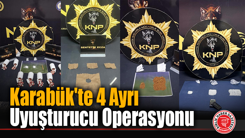 Karabük’te Uyuşturucu ile Mücadelede 4 Ayrı Operasyon: 5 Tutuklama
