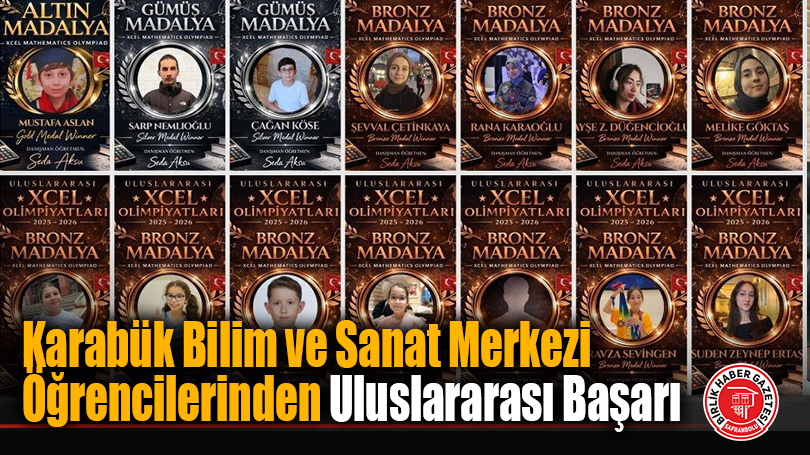 Karabük Bilim ve Sanat Merkezi Öğrencilerinden Uluslararası XCEL Olimpiyatları’nda Büyük Başarı