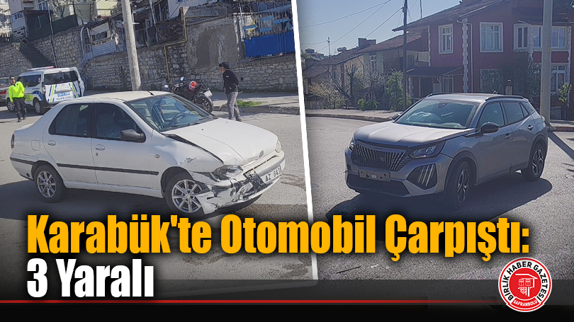 Karabük’te Otomobil Çarpıştı: 3 Yaralı