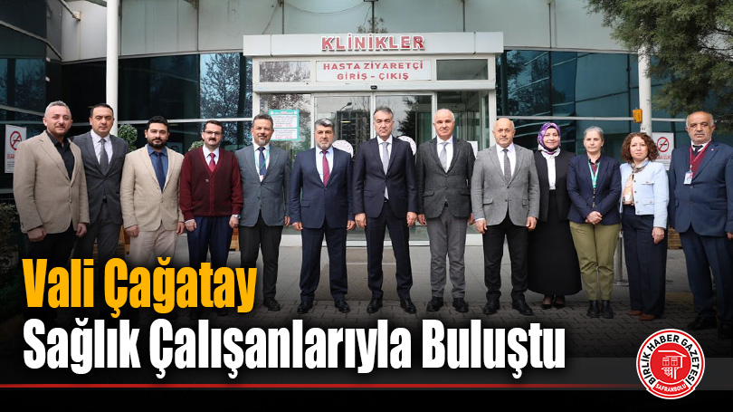 Vali Oktay Çağatay’dan Sağlık Ordusuna Moral Ziyareti