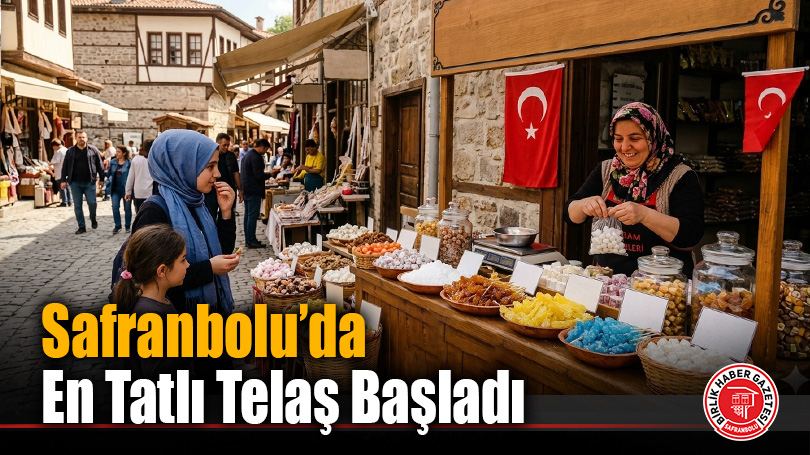 Safranbolu’da Bayram Mesaisi: Tezgahlarda Şeker ve Çikolata Şöleni Başladı!