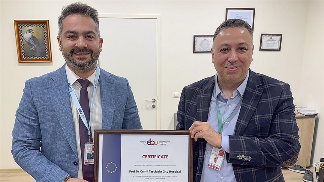 Prof. Dr. Cemil Taşcıoğlu Şehir Hastanesi Üroloji Kliniği, Avrupa’nın 6 eğitici merkezinden biri seçildi