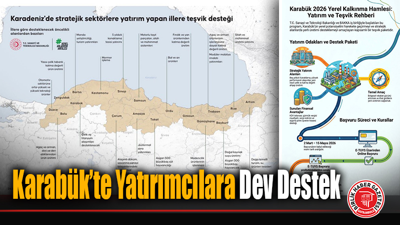 Karabük’te Yatırımcılara Dev Destek