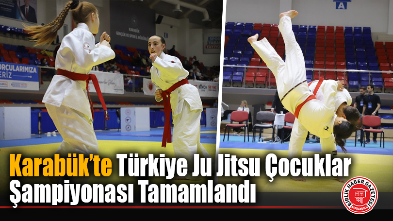Karabük’te Türkiye Ju Jitsu Çocuklar Şampiyonası Tamamlandı