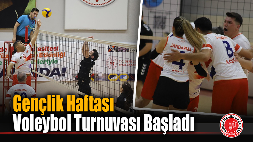Gençlik Haftası Voleybol Turnuvası Başladı
