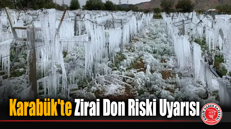 Karabük’te Zirai Don Riski Uyarısı
