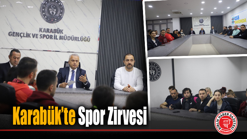 Karabük’te Sporun Geleceği Masaya Yatırıldı: Antrenörlerle Dev Zirve!