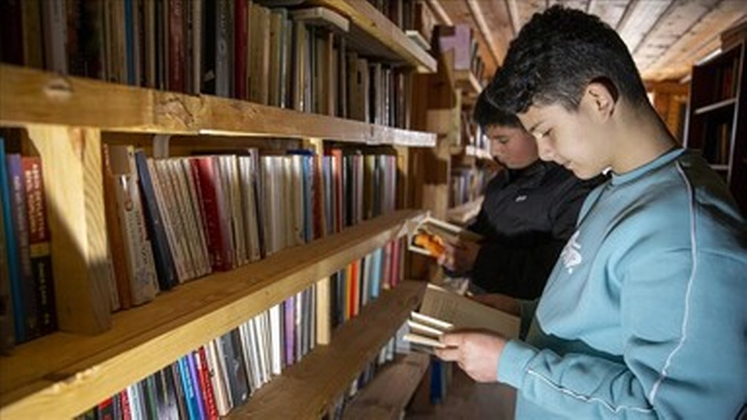 Bolu’da 150 yıllık konakta açılan kütüphane, tarihin gölgesinde öğrencileri ağırlıyor