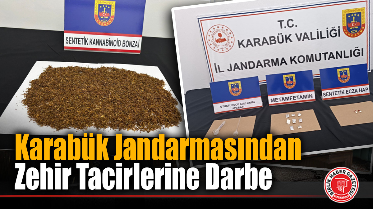 Karabük Jandarmasından Zehir Tacirlerine Darbe: 10 Şüpheli Yakalandı!