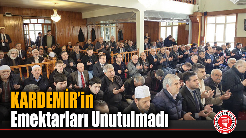 Karabük’te “Emek Kahramanları” için Eller semaya açıldı