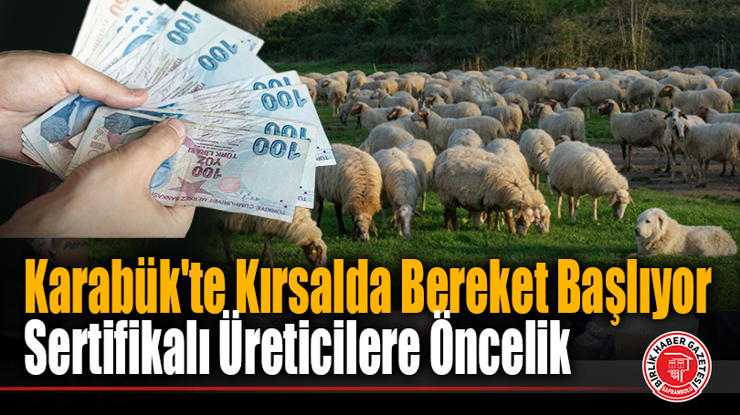 Karabük’te Küçükbaş Hayvan Desteği Başladı: Sertifika Sahibi Üreticilere Öncelik Tanınacak!