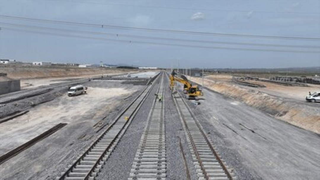Sanayicinin ihracatını kolaylaştıracak demir yolu lojistik merkezinin yüzde 70’i tamamlandı