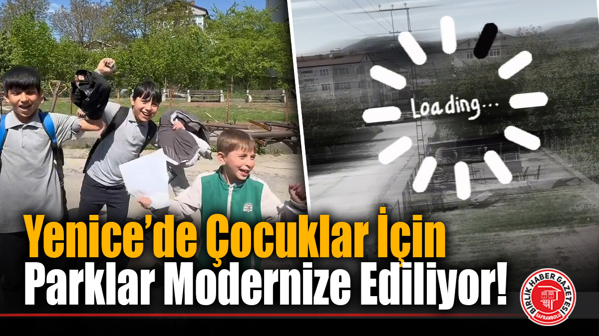 Yenice’de Çocuklar İçin Parklar Modernize Ediliyor!