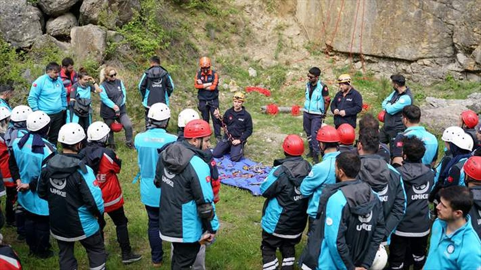 Bolu’da UMKE eğitimleri kapsamında tatbikat yapıldı