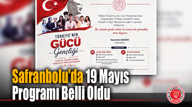 Safranbolu’da 19 Mayıs Programı Belli Oldu
