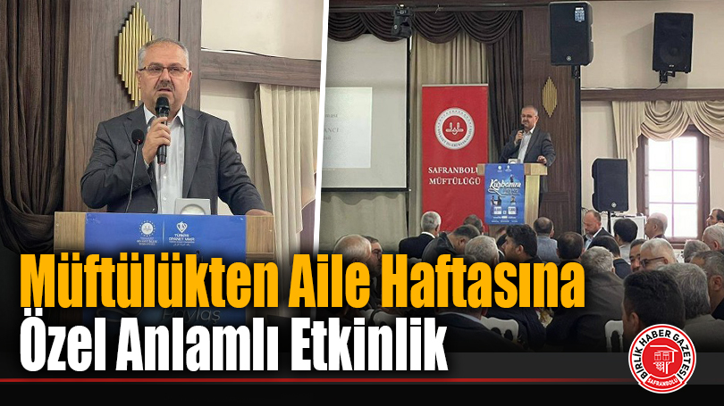 Müftülükten Aile Haftasına Özel Anlamlı Etkinlik