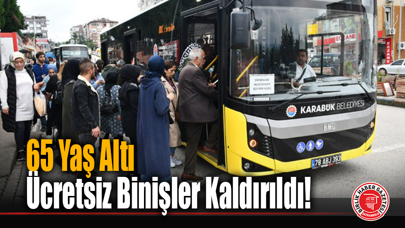 Karabük’te Toplu Taşımada Ücretsiz Ulaşım Dönemi Sona Eriyor: 1 Haziran’dan İtibaren Geçerli