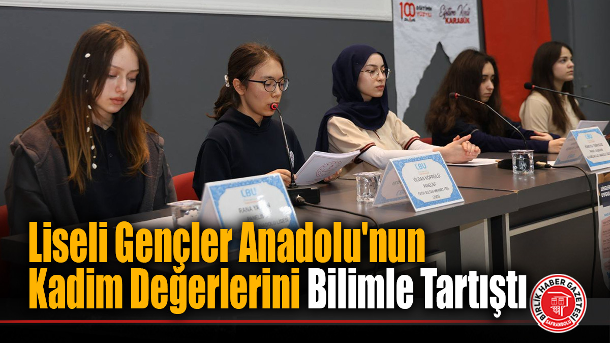 Karabük’te Liselerde Bilim Uygulamaları Paneli Yapıldı
