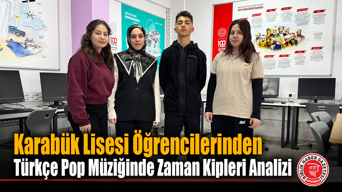 Karabük Lisesi Öğrencilerinden Türkçe Pop Müziğinde Zaman Kipleri Analizi