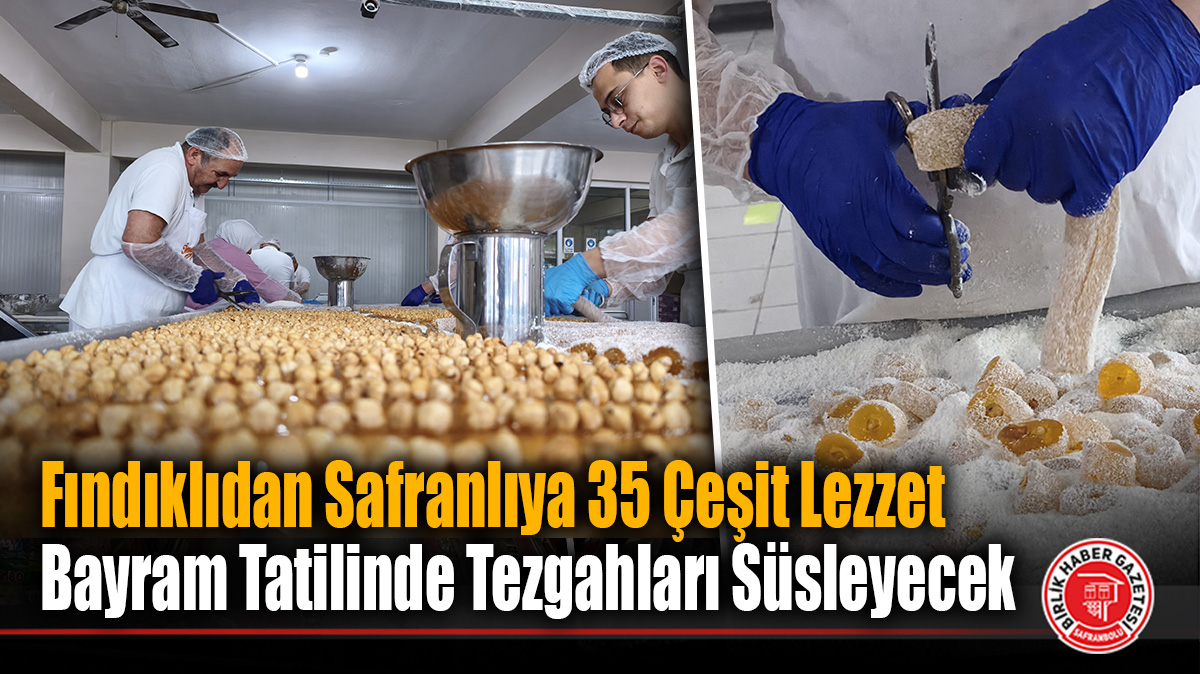 Safranbolu Lokumu Üreticileri Bayram Mesaisinde