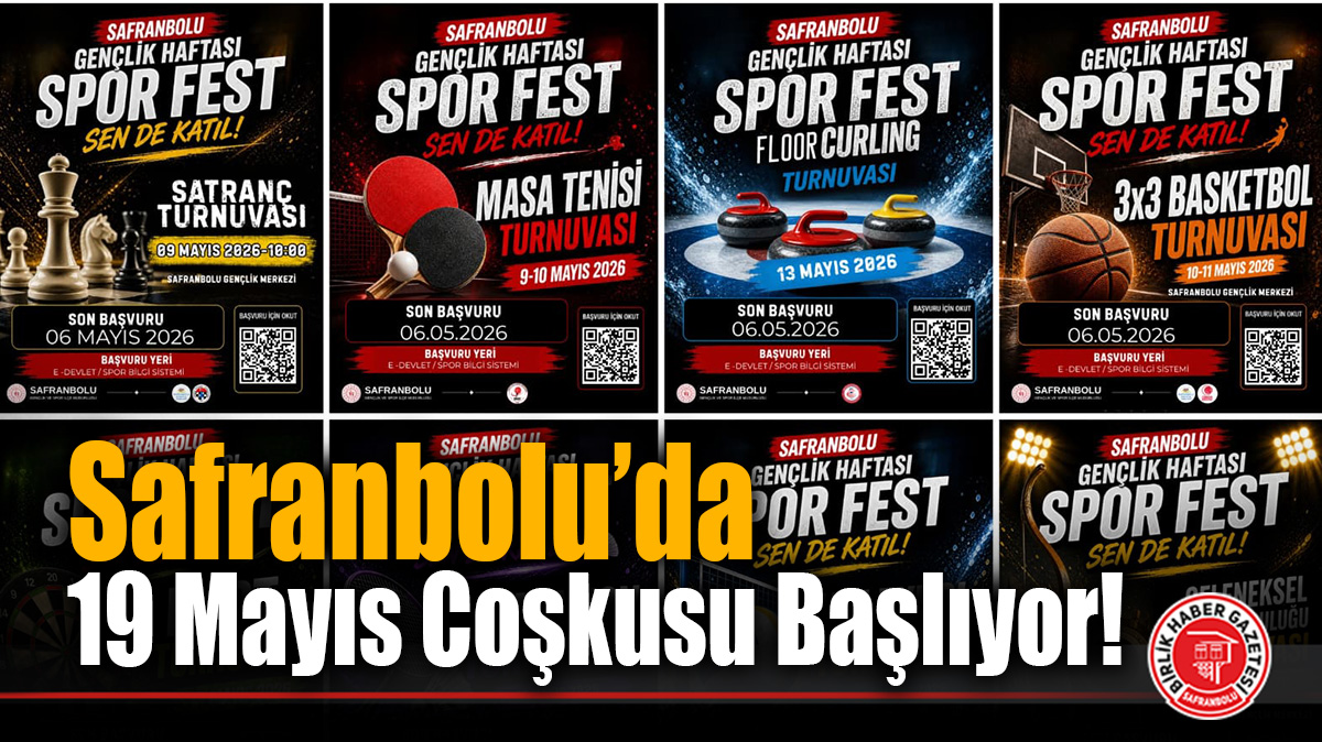 Safranbolu’da 19 Mayıs Coşkusu Başlıyor!