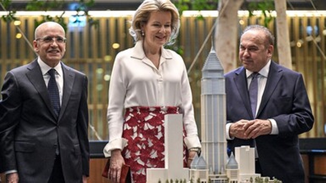 Belçika Kraliçesi Mathilde ve beraberindeki heyet, TCMB İstanbul Finans Merkezi Yerleşkesi’ni ziyaret etti