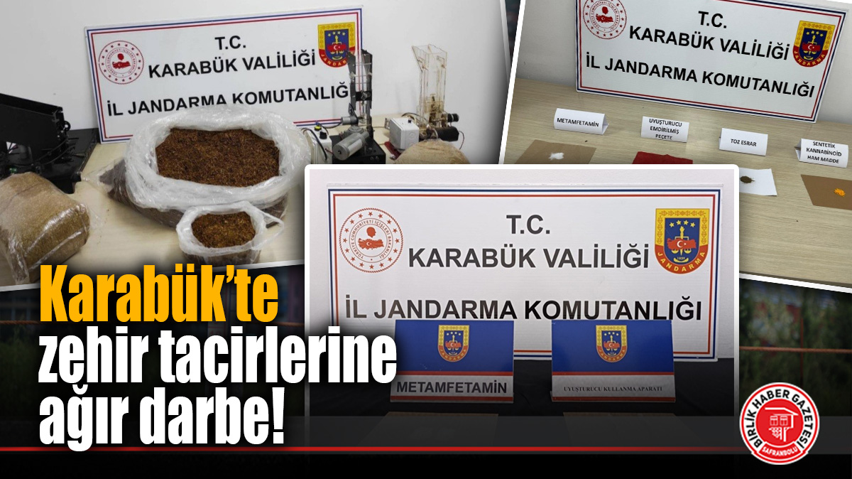 Karabük uyuşturucu operasyonu: 8 şüpheli yakalandı