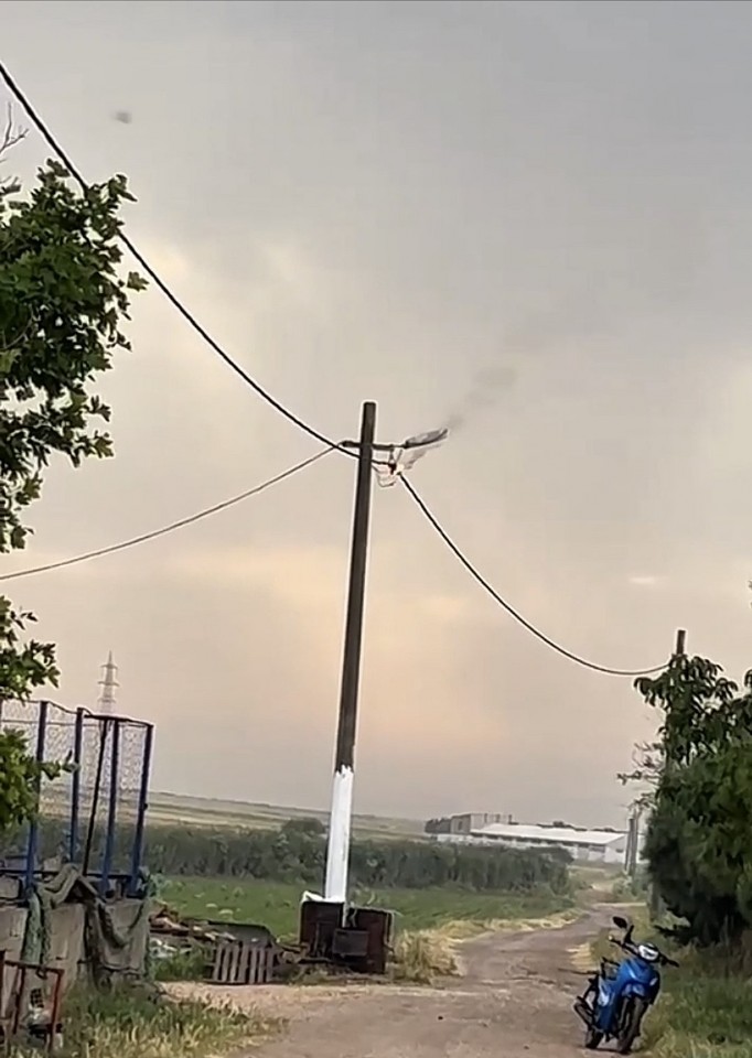 Bandırma’da elektrik hattında korku dolu anlar