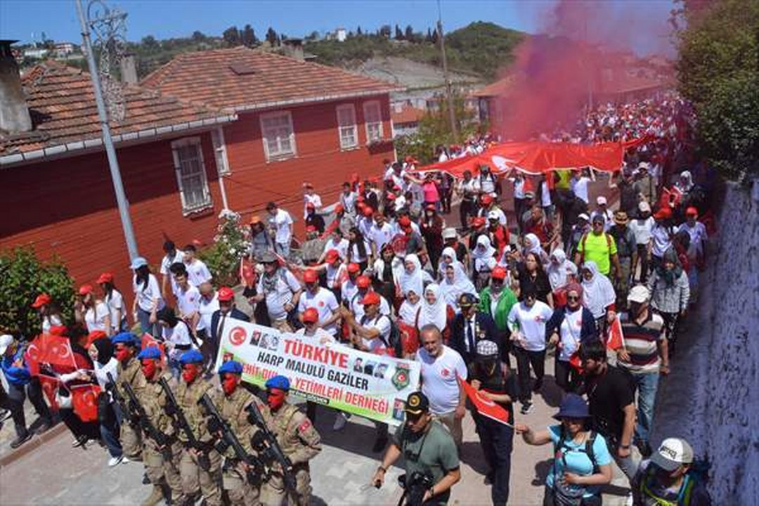 İnebolu’dan Kastamonu’ya 95 kilometrelik “Atatürk ve İstiklal Yolu Yürüyüşü” başladı