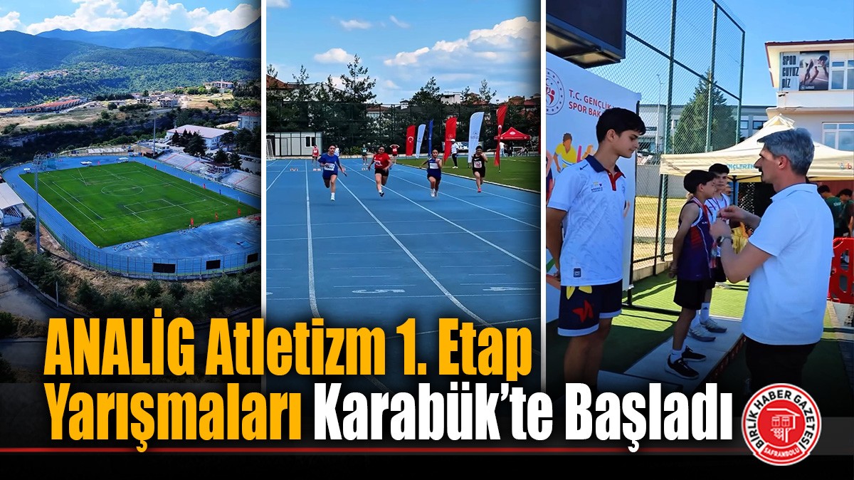 ANALİG Atletizm 1. Etap Yarışmaları Karabük’te Başladı