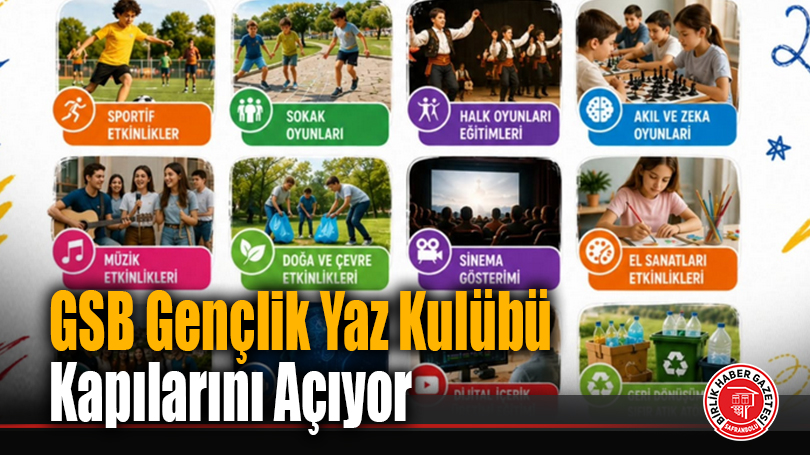 GSB Gençlik Yaz Kulübü Kapılarını Açıyor