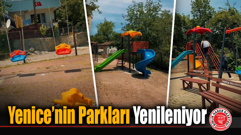 Yenice’nin Parkları Yenileniyor