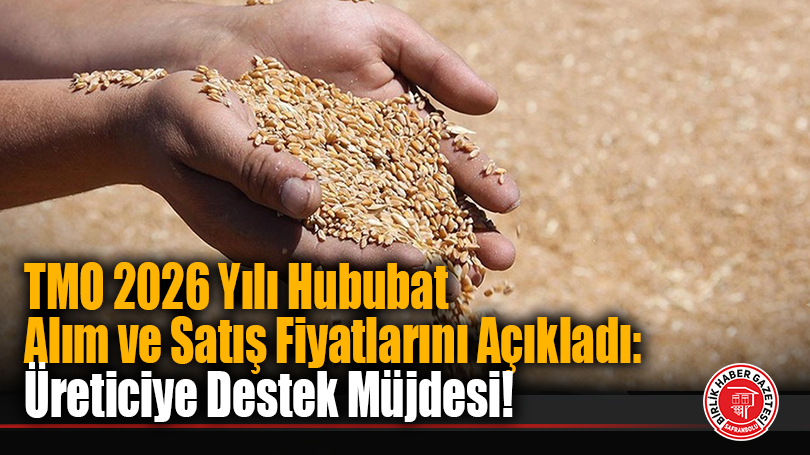 TMO 2026 Yılı Hububat Alım ve Satış Fiyatlarını Açıkladı: Üreticiye Destek Müjdesi!