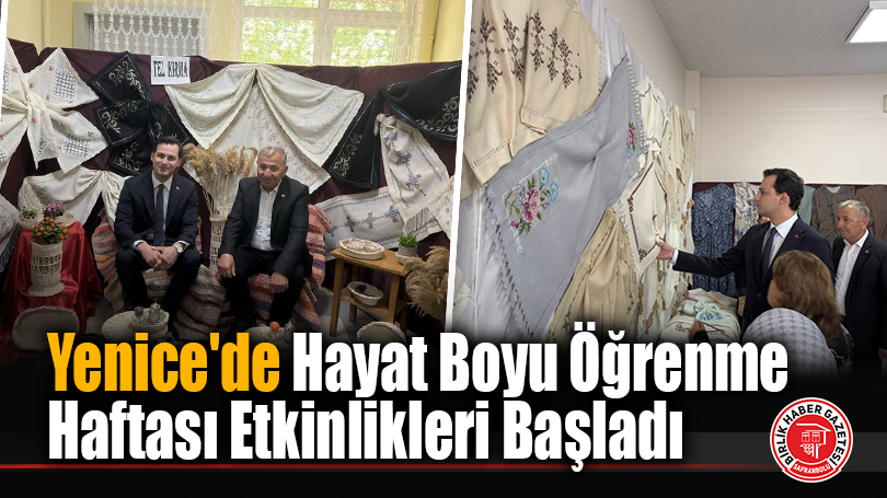 Yenice’de Hayat Boyu Öğrenme Haftası Etkinlikleri Başladı