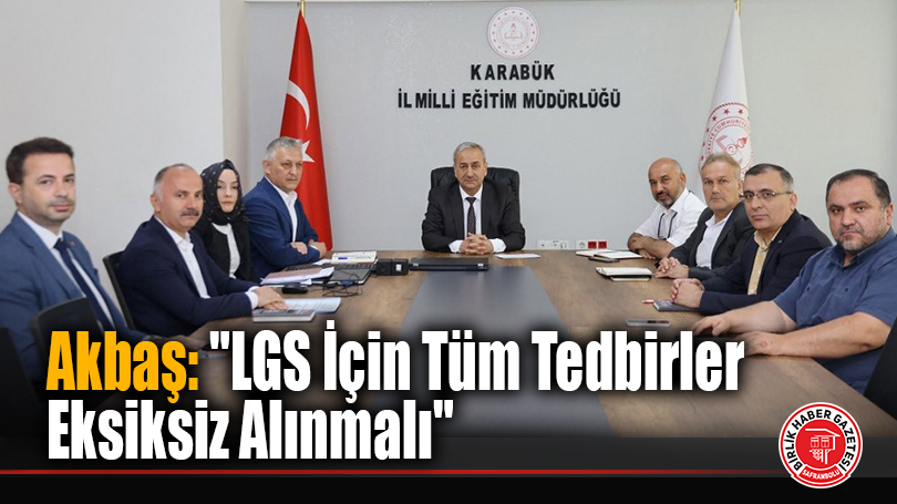 İl Milli Eğitim Müdürü Nevzat Akbaş Başkanlığında Haftalık Değerlendirme Toplantısı Yapıldı