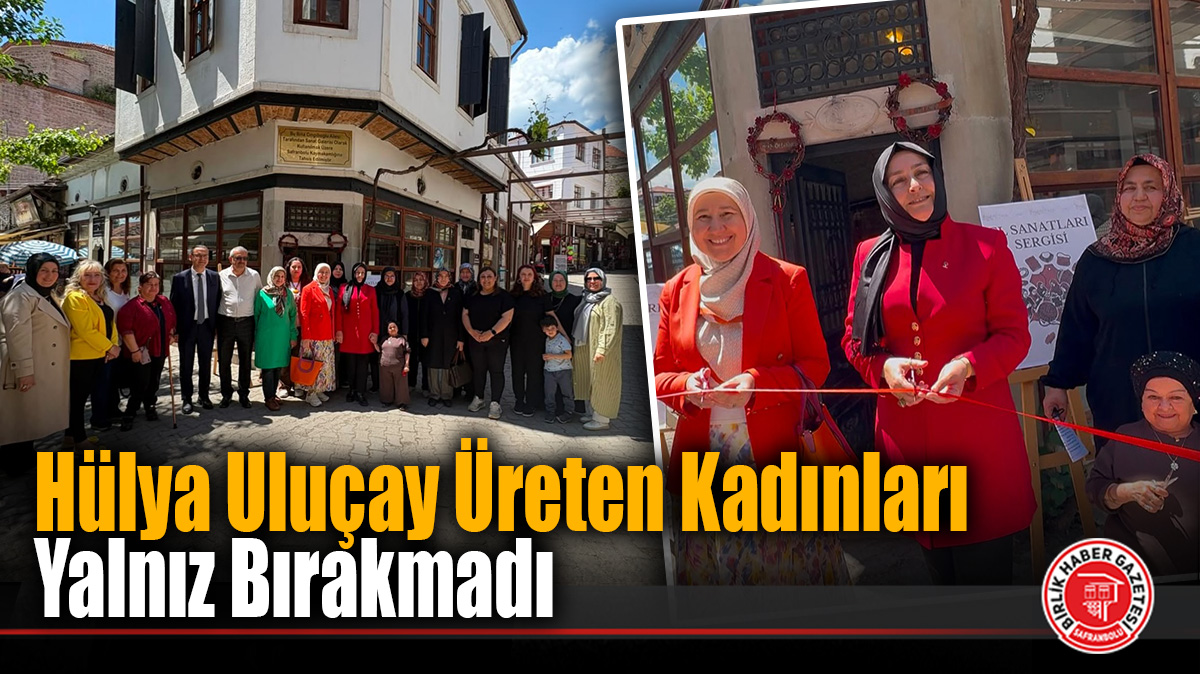 Karabük AK Kadınlardan El Sanatları Sergisine Anlamlı Ziyaret