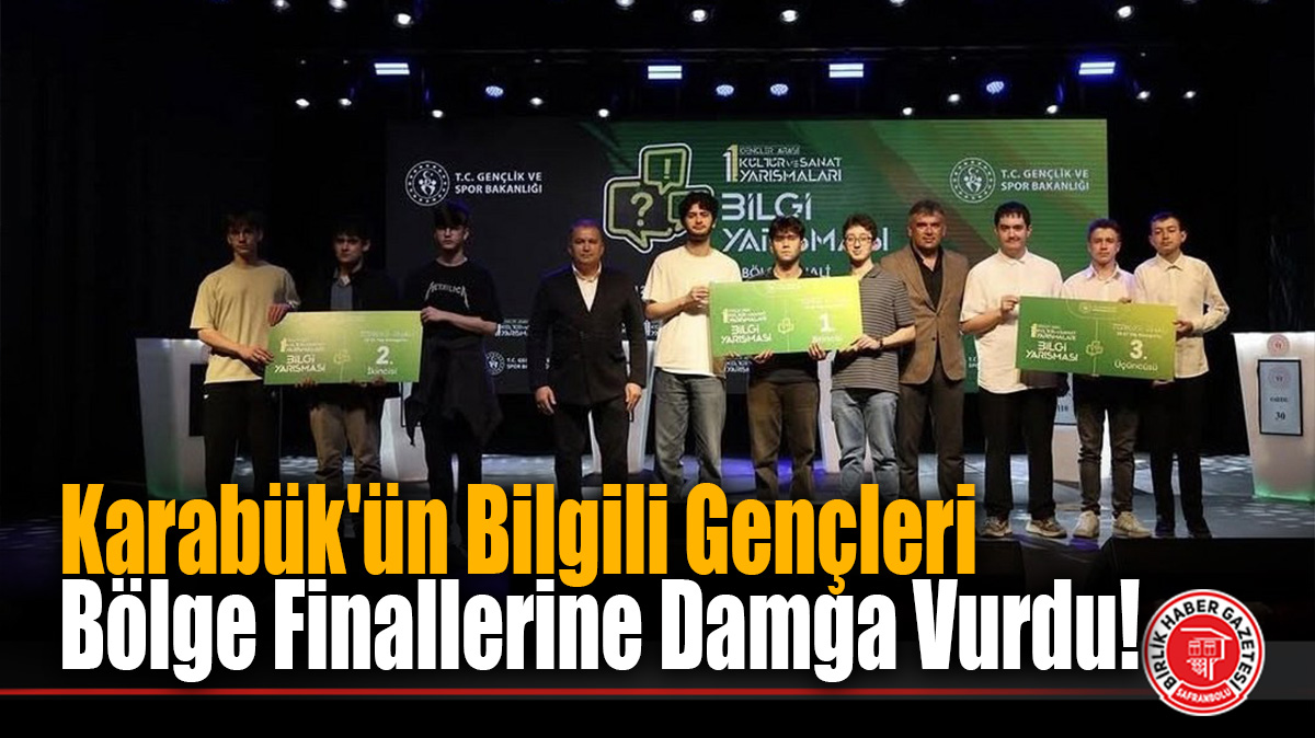 Karabük Gençlik Merkezleri Bilgi Yarışması’nda Dereceye Girdi