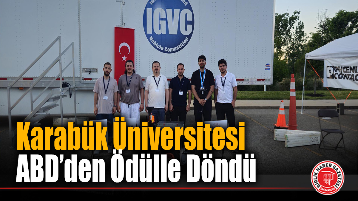 Karabük Üniversitesi ABD’den Ödülle Döndü: Evrenos İKA “Yılın En Başarılı Yeni Takımı” Seçildi