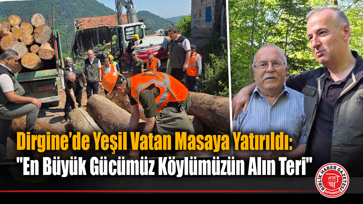 Dirgine’de Yeşil Vatan Masaya Yatırıldı: “En Büyük Gücümüz Köylümüzün Alın Teri”