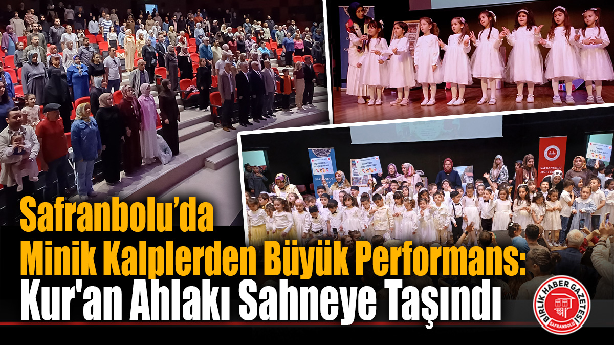 Safranbolu 4-6 Yaş Kur’an Kursu Yıl Sonu Gösterisi Yapıldı