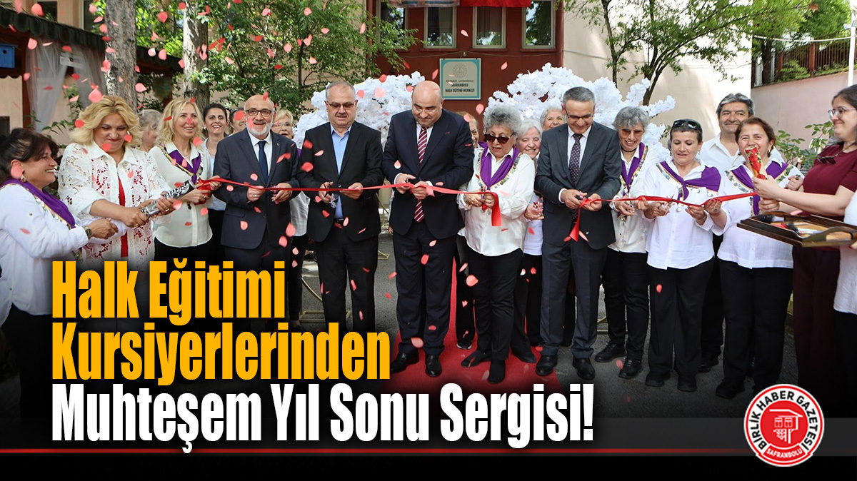 Safranbolu’da Hayat Boyu Öğrenme Haftası Sergisi Açıldı