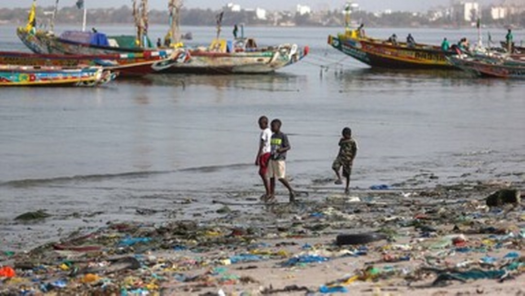 Batı Afrika’nın simge körfezlerinden biri plastik kirliliğiyle mücadele ediyor