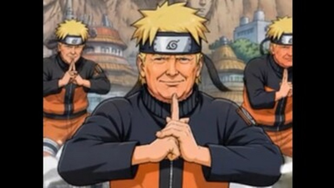 Japonya’da Trump’ın kendini “Naruto” olarak tasvir ettiği paylaşıma tepki