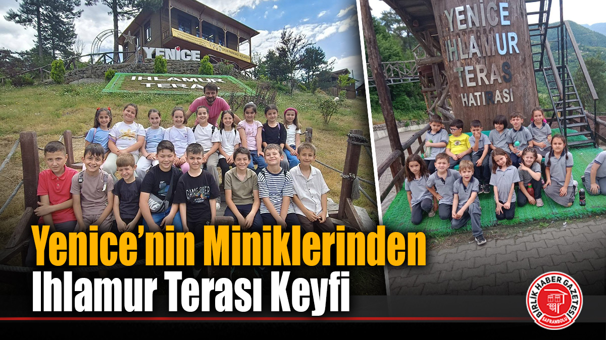 Yenice’nin Miniklerinden Ihlamur Terası Keyfi